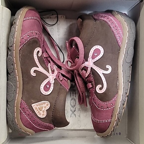 Geox Baby Lolly First Walking Shoes Girls - Picture 2 of 5